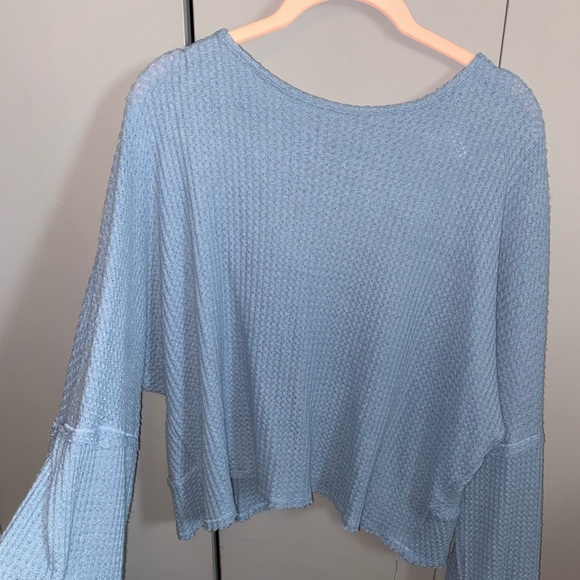Open back sweater